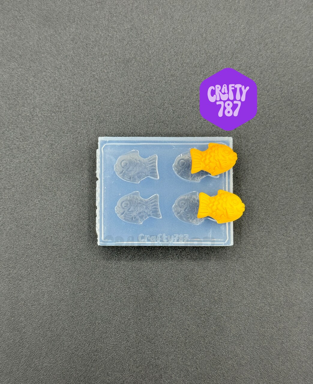 Goldfish Taiyaki Cracker Silicone Mold, Earring Silicone Mold (A15)